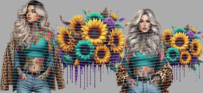 16oz Sunflower Girl-SU-236